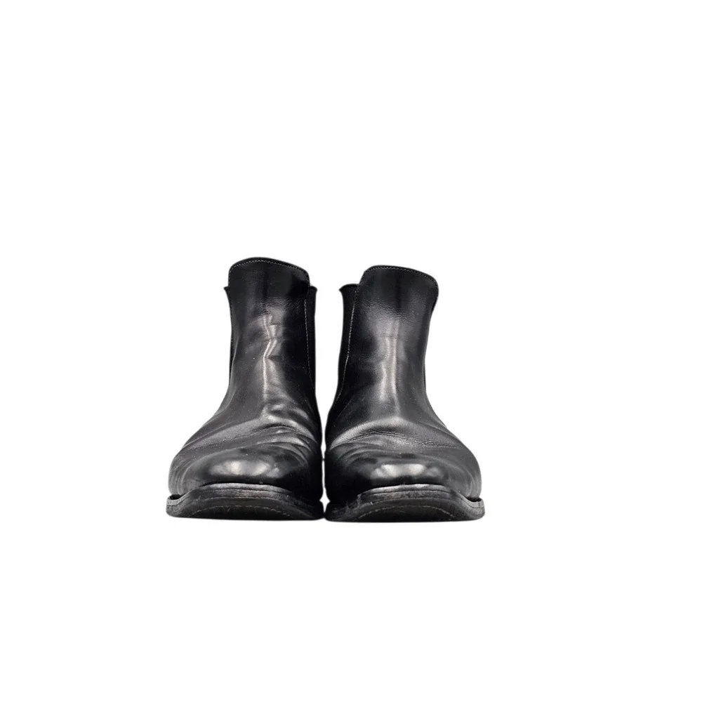 Allen Edmonds Men's Size 10.5 D US Liverpool Black Leather Chelsea‎ Boots READ